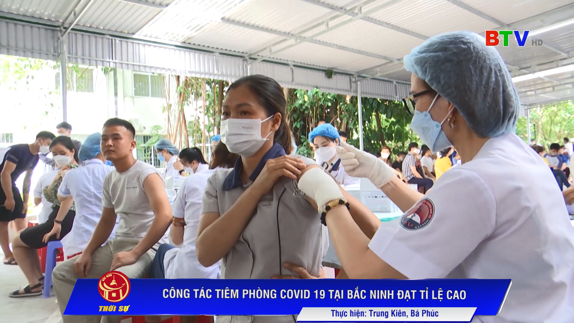 Công tác tiêm vắc xin phòng COVID-19 tại Bắc Ninh đạt tỷ lệ cao